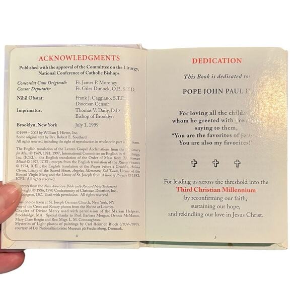 VTG 2003 First Communion, Blessed Trinity Missal and Prayer Book, Dr. K. Bowring - Picture 4 of 5